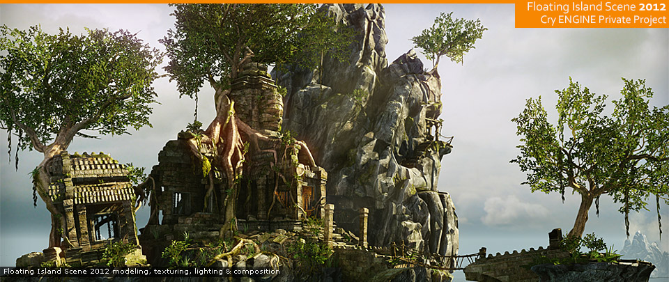 Floating Island Scene